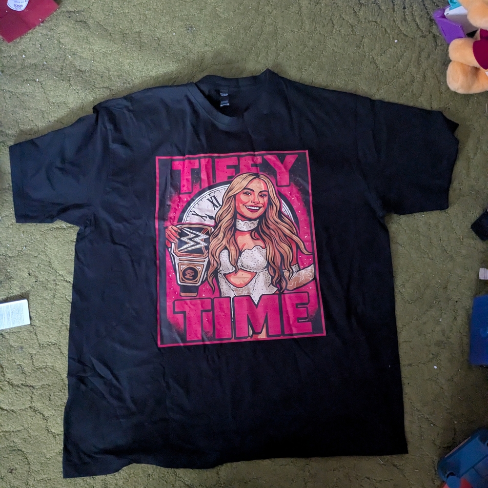 Black T-Shirt with Graphic Print